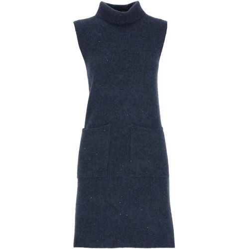 Virgin Wool, Silk, Cashmere And Alpaca Dress - Größe 40 - Fabiana Filippi - Modalova