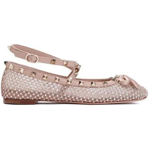 Loafers & Ballerinas - Silk Rose Cannelle Ballerina - Gr. 38,5 (EU) - in - für Damen - Valentino - Modalova