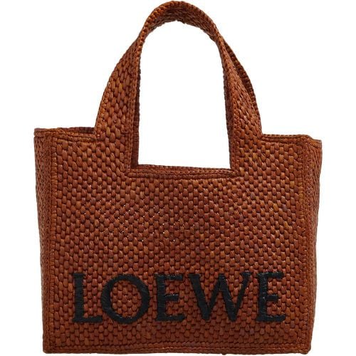 Totes & Shopper - Small Font Tote Raffia - Gr. unisize - in - für Damen - Loewe - Modalova