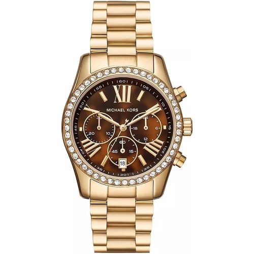 Uhr - Lexington Lux Chronograph Stainless Steel Watch - Gr. unisize - in Silber - für Damen - Michael Kors - Modalova