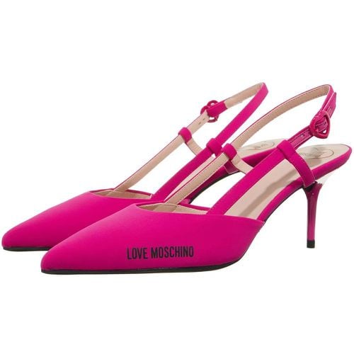 Pumps & High Heels - Rubber Logo Scarpa Donna - Gr. 35 (EU) - in Rosa - für Damen - Love Moschino - Modalova