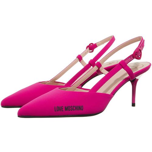 Pumps & High Heels - Rubber Logo Scarpa Donna - Gr. 38 (EU) - in Rosa - für Damen - Love Moschino - Modalova