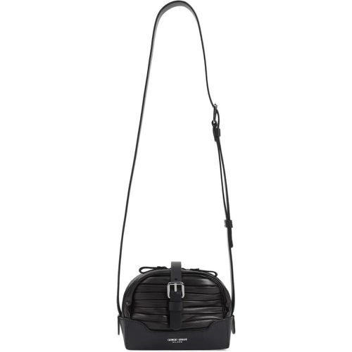 Shopper - Black Lamb Leather Box Bag - Gr. unisize - in - für Damen - Giorgio Armani - Modalova