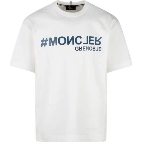 Rubberized Logo T-Shirt - Größe XL - weiß - Moncler - Modalova