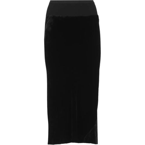 Black Velvet Skirt - Größe 44 - Rick Owens - Modalova