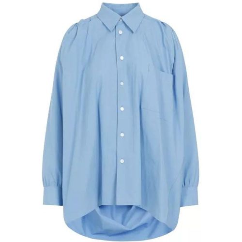 Light Blue Cotton Shirt - Größe 40 - blue - Bottega Veneta - Modalova