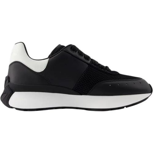 Low-Top Sneaker - Sprint Runner Sneakers - Leather - Black - Gr. 42 (EU) - in - für Damen - alexander mcqueen - Modalova