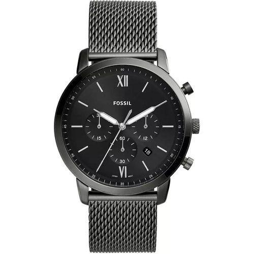 Uhren - Neutra Chronograph Stainless Steel Mesh Watch - Gr. unisize - in Silber - für Damen - Fossil - Modalova
