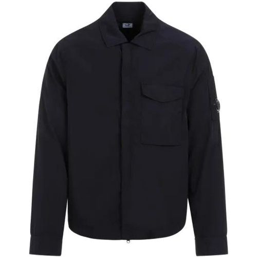 Total Eclipse Chrome-R Pocket Overshirt - Größe M - blau - CP Company - Modalova