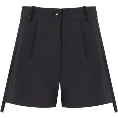 Black Smoking Shorts - Größe 40 - Elisabetta Franchi - Modalova