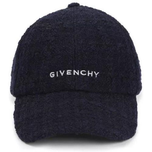 Mützen - Dark Blue Embroidered Cap In Tweed - Gr. ONE SIZE - in - für Damen - Givenchy - Modalova