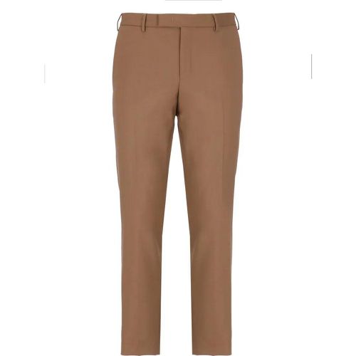 Virgin Wool Trousers - Größe 46 - braun - Pt Torino - Modalova