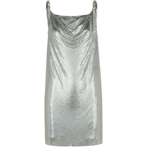 Silver Metal Dress - Größe 40 - Versace - Modalova