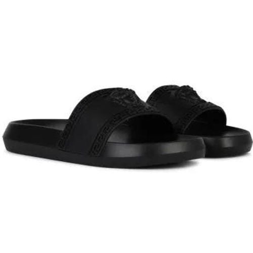 Loafer - Black Rubber Slippers - Gr. 40 (EU) - in - für Damen - Versace - Modalova