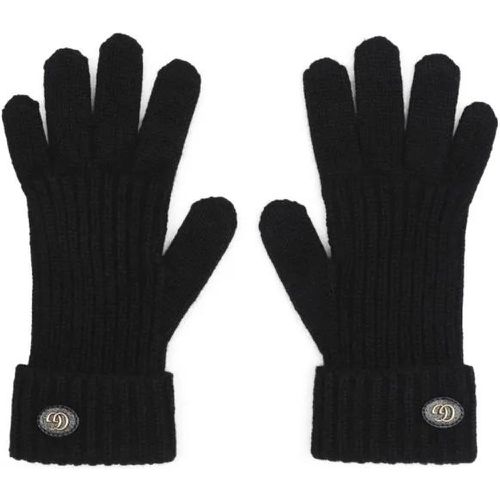 Handschuhe - Black Wool Viglos Gloves - Gr. M - in - für Damen - Gucci - Modalova