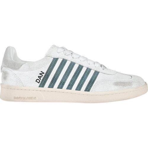 Low-Top Sneaker - Boxer Lace-up Low Top Sneakers White - Gr. 40 (EU) - in - für Damen - Dsquared2 - Modalova