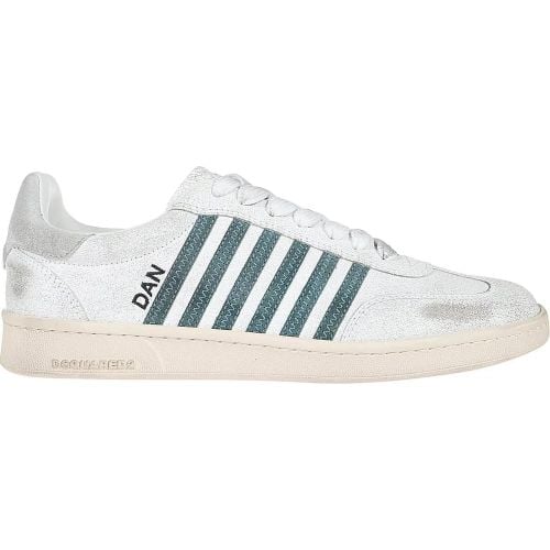 Sneaker - Boxer Lace-up Low Top Sneakers White - Gr. 40 (EU) - in - für Damen - Dsquared2 - Modalova