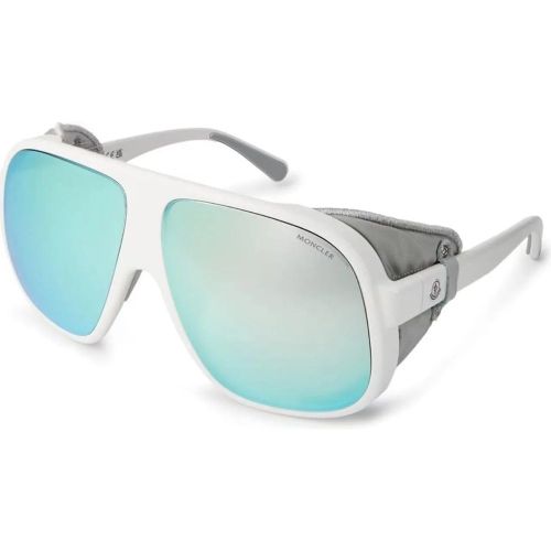 Sonnenbrillen - Ml0206 Diffractor Logo Sunglasses - Gr. unisize - in Weiß - für Damen - Moncler - Modalova