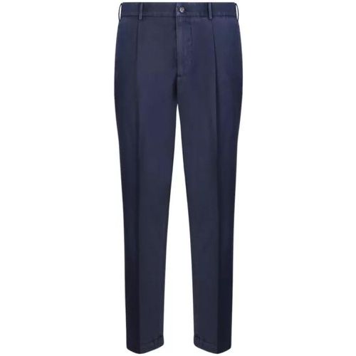 Blue Wool Trousers - Größe 46 - blue - Dell'oglio - Modalova