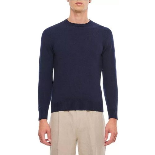 Crewneck Cashemere Sweater - Größe 46 - blue - Drumohr - Modalova