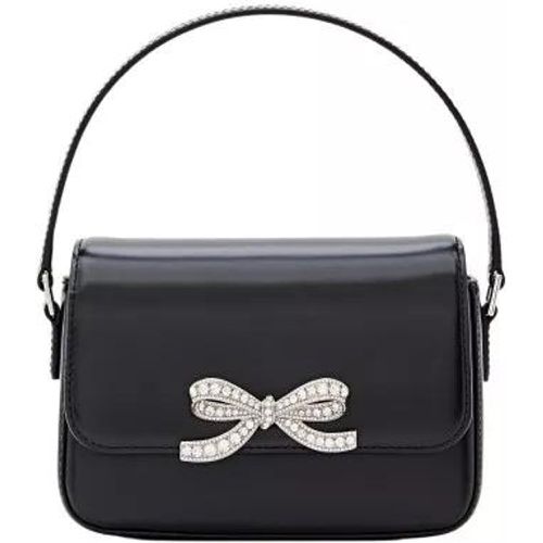 Crossbody Bags - Black Leather Micro Bag - Gr. unisize - in - für Damen - self-portrait - Modalova