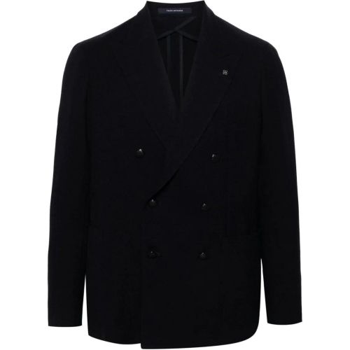 Navy Blue Montecarlo Jacket - Größe 48 - Tagliatore - Modalova