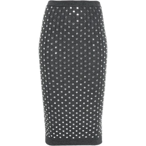 Ribbed Knit Midi Skirt - Größe 42 - N°21 - Modalova