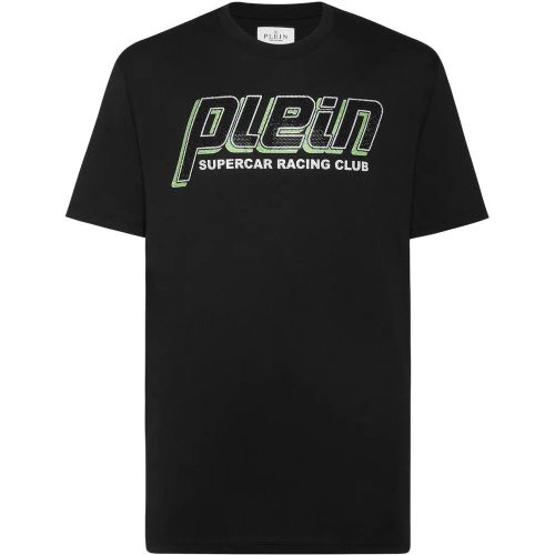 T-Shirt Racing Mit Schmucksteinen - Größe 3XL - Philipp Plein - Modalova