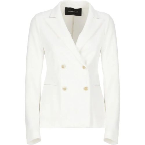 Double-Breasted Blazer With Peak Lapel - Größe 40 - Fabiana Filippi - Modalova