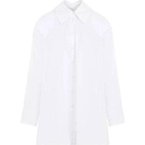 Optic White Cotton Shirt - Größe 38 - white - Jil Sander - Modalova