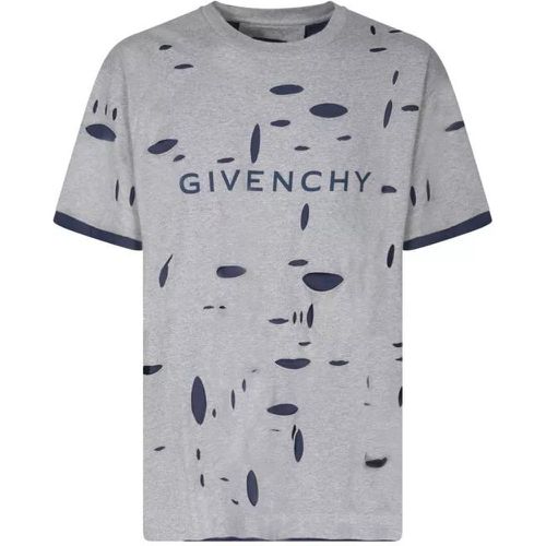Cotton T-Shirt - Größe L - gray - Givenchy - Modalova