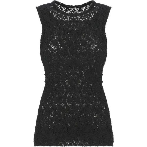 Black Lace Top - Größe 40 - Jil Sander - Modalova