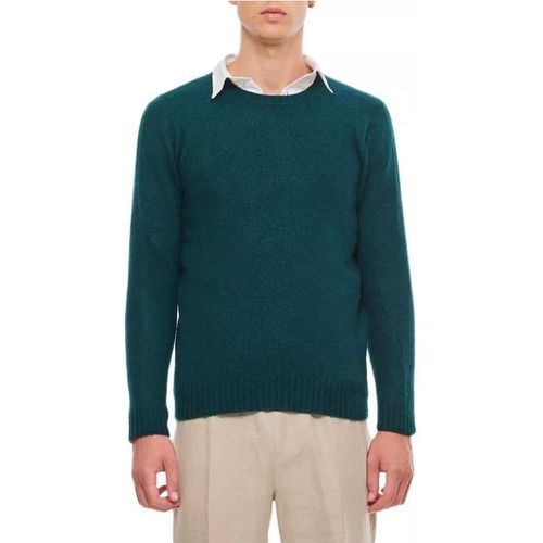 Crewneck Wool Sweater - Größe 46 - black - Drumohr - Modalova