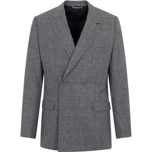 Grey Virgin Wool Jacket - Größe 48 - Christian Dior - Modalova