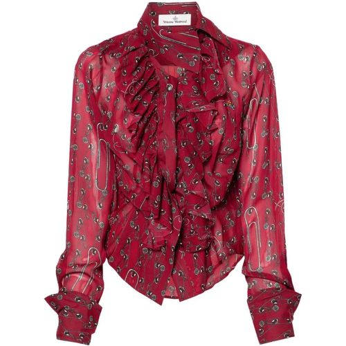 Burgundy Wizard Shirt - Größe 40 - Vivienne Westwood - Modalova