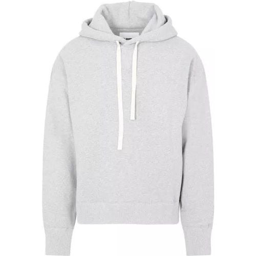 Grey Cotton Hoodie - Größe L - gray - Jil Sander - Modalova