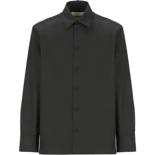 Cotton Shirt - Größe 40 - schwarz - Jil Sander - Modalova