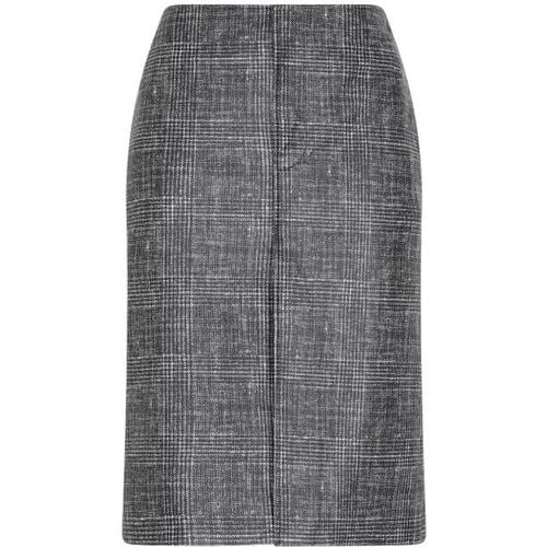 Printed Leather Midi Skirt - Größe 38 - Bottega Veneta - Modalova