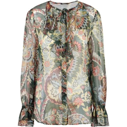 Rouches Paisley Shirt - Größe 42 - ETRO - Modalova