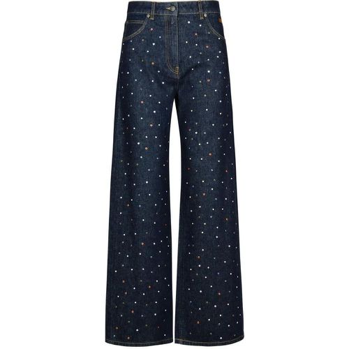 Blue Cotton Jeans - Größe 42 - MSGM - Modalova