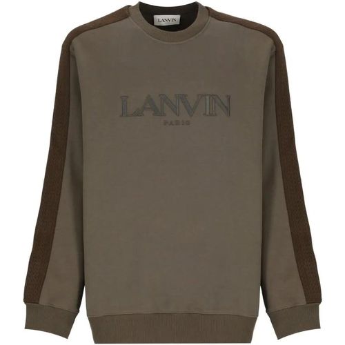 Sweatshirt With Logo - Größe L - Lanvin - Modalova