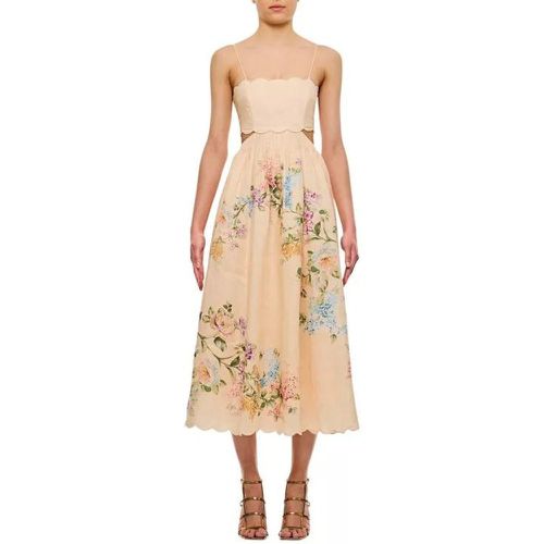 Halliday Scallop Midi Dress - Größe 2 - multi - Zimmermann - Modalova