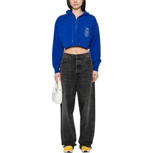 Journey ws cropped zip up hoodie - Größe M - Golden Goose - Modalova