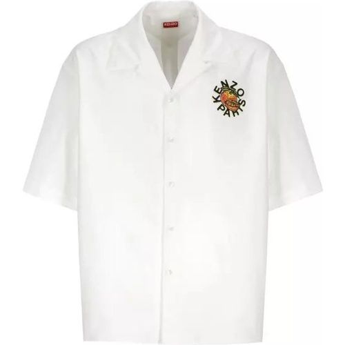 White Cotton Shirt - Größe S - white - Kenzo - Modalova