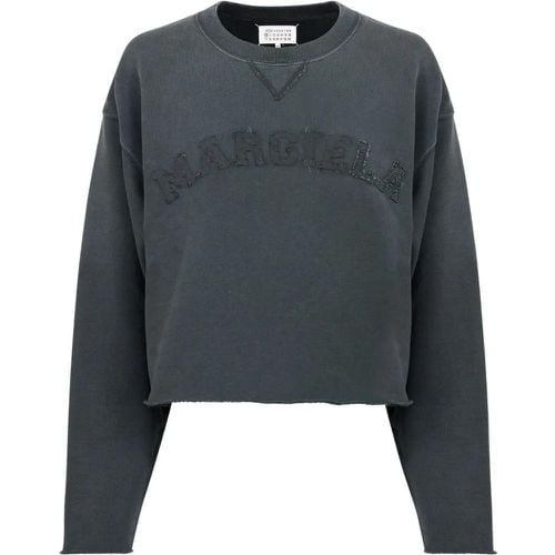 Dark Grey Cotton Sweatshirt - Größe M - Maison Margiela - Modalova