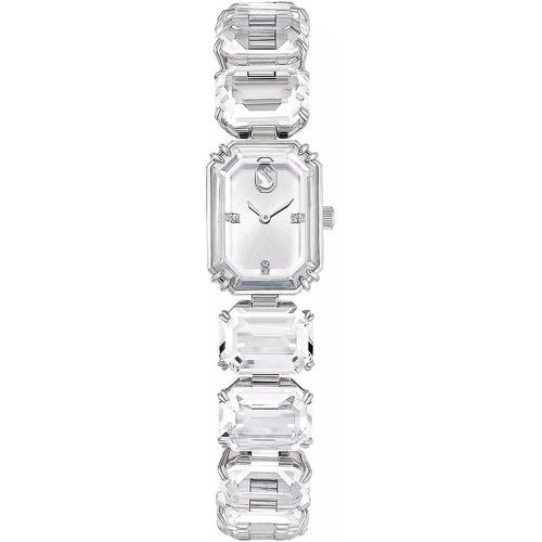 Uhr - Octagon cut Stainless Steel - Gr. unisize - in Weiß - für Damen - Swarovski - Modalova