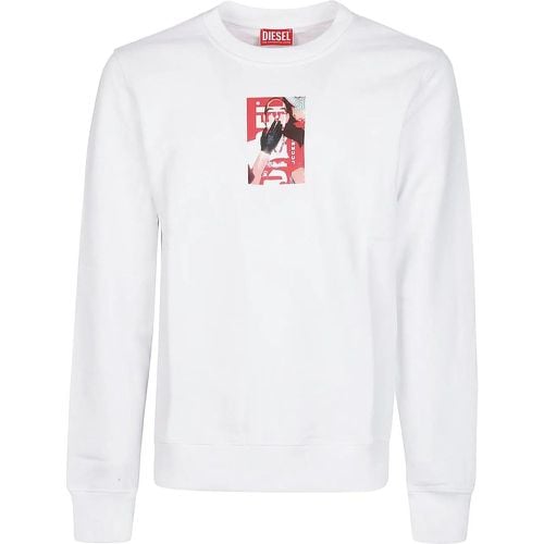 S-ginn N1 Sweatshirt White - Größe L - Diesel - Modalova