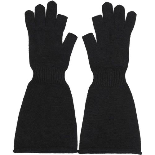 Handschuhe - Black Wool Gloves - Gr. ONE SIZE - in - für Damen - Rick Owens - Modalova