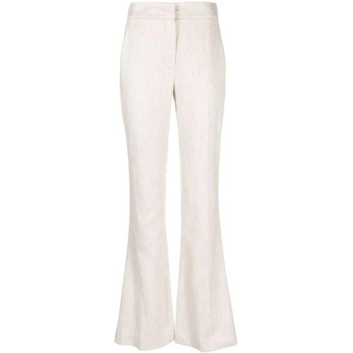 Almond Beige Linen Pants - Größe 42 - weiß - Genny - Modalova