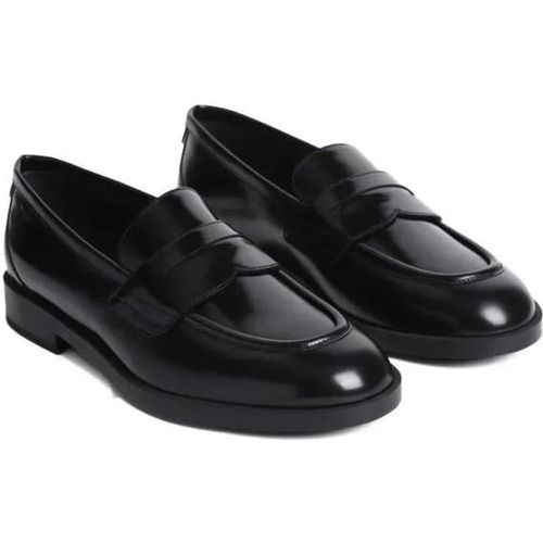 Loafer - Black Brushed Calf Leather Moccasin - Gr. 37,5 (EU) - in - für Damen - Bally - Modalova